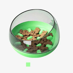 Space Capsule Dog Bowl Slow Food Bowl Tumbler Cat Bowl Maroon Asteria