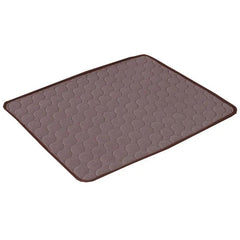 Pet Summer Portable Ice Silk Cooling Pad Maroon Asteria