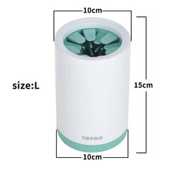 Portable Pet Paw Cleaner Cup Soft Silicone Comb Maroon Asteria