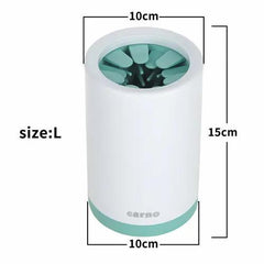 Portable Pet Paw Cleaner Cup Soft Silicone Comb Maroon Asteria