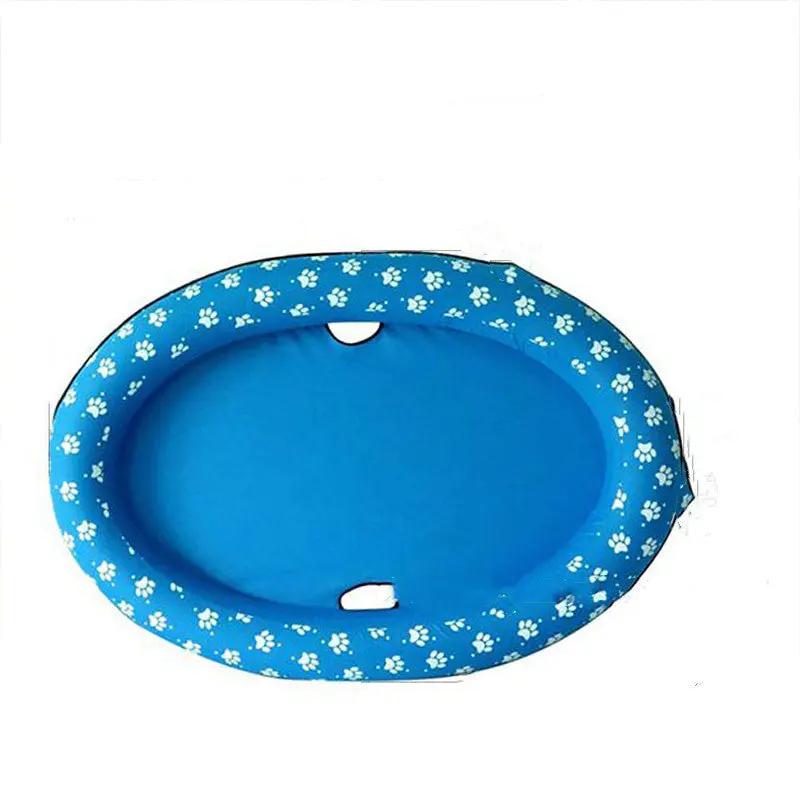 Dog Swimming Pool Inflatable Hammock Pets Pool Maroon Asteria