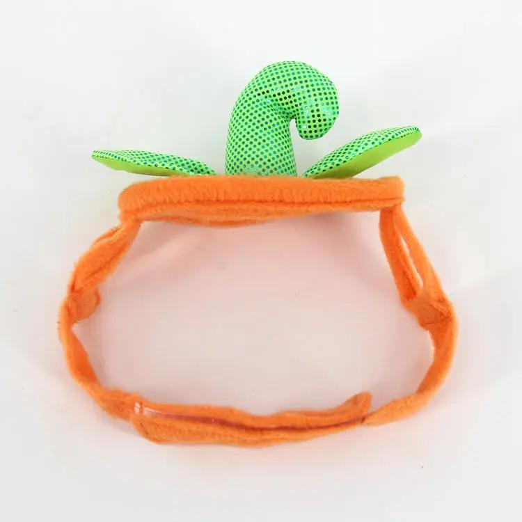 Halloween Pet Cats Costume Props Creative Pumpkin Maroon Asteria