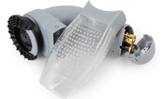 Electric Pet Hair Portable Pet Massage Cleaning Brush Maroon Asteria