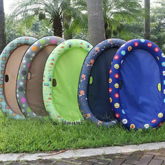 Dog Swimming Pool Inflatable Hammock Pets Pool Maroon Asteria