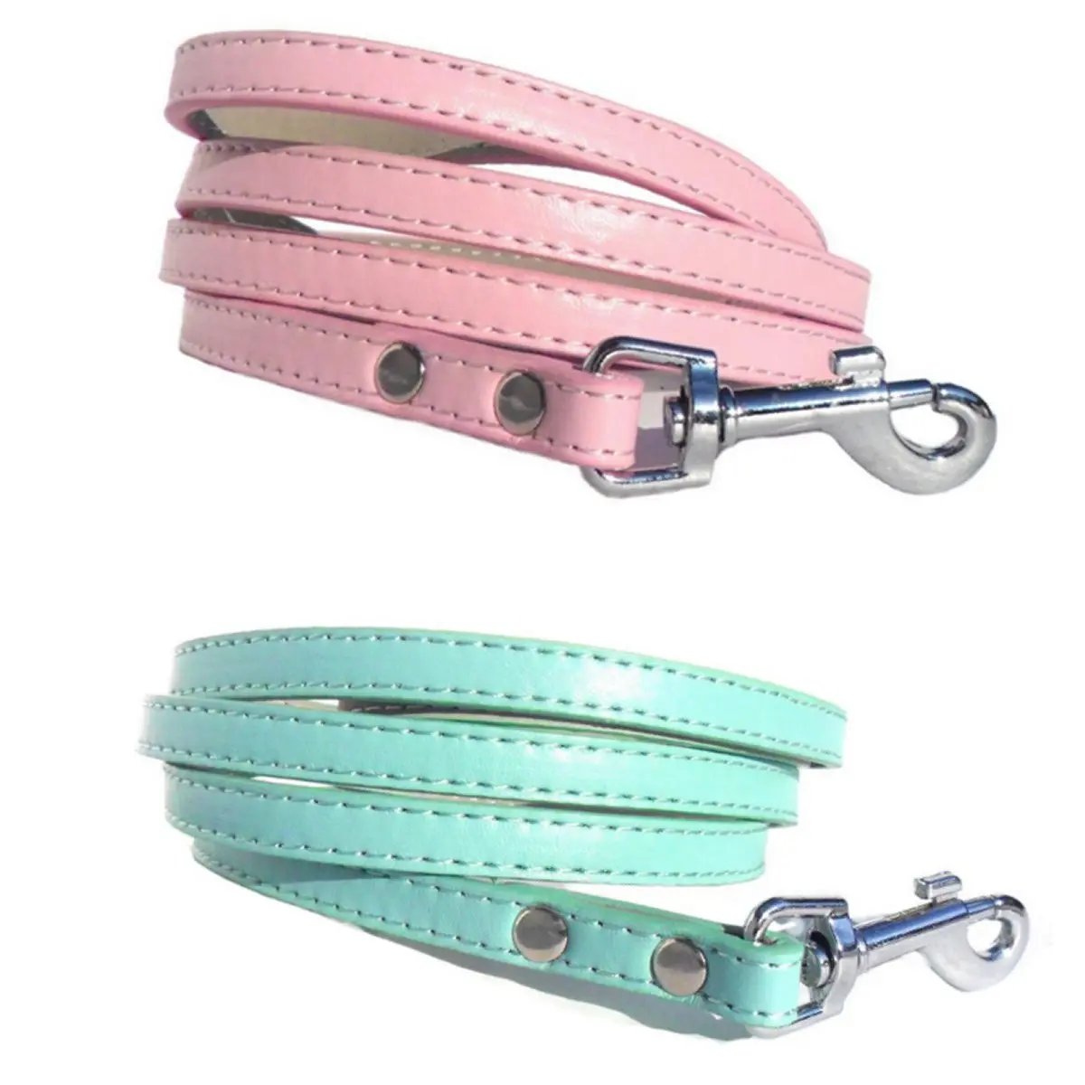 Classic Dog Leads - Blue, Small Salmon Oscar