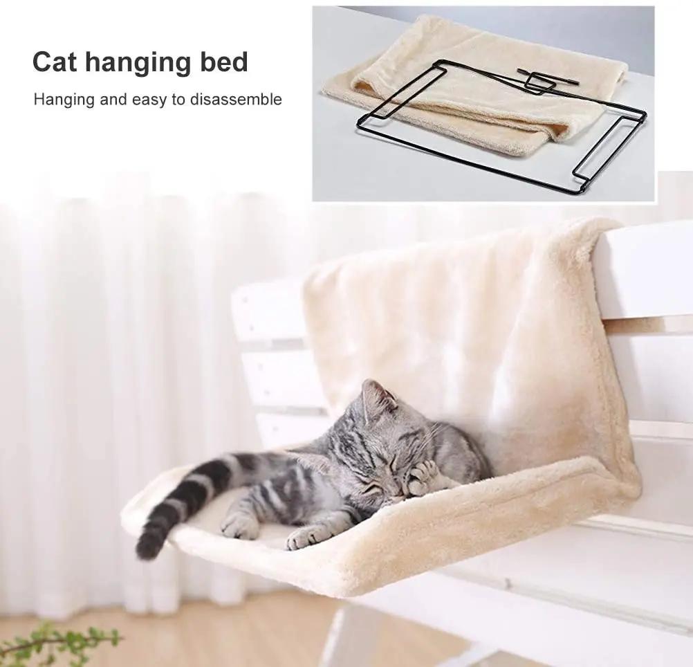 Cozy Portable Cat Hanging Hammock Bed Yellow Pandora