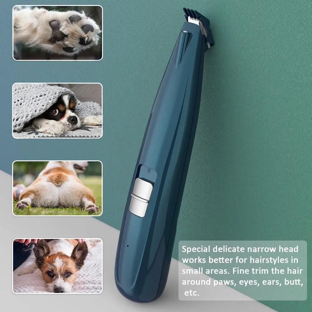 Professional Pet Dog Hair Trimmer Animal Grooming Clippers Cutter Maroon Asteria