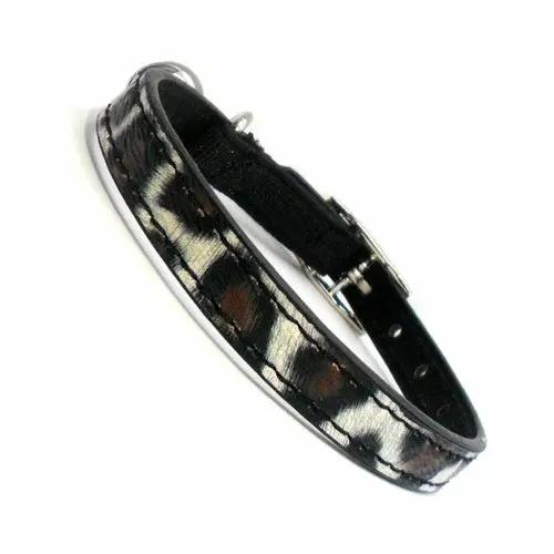Leopard Print Cat Collar Salmon Oscar