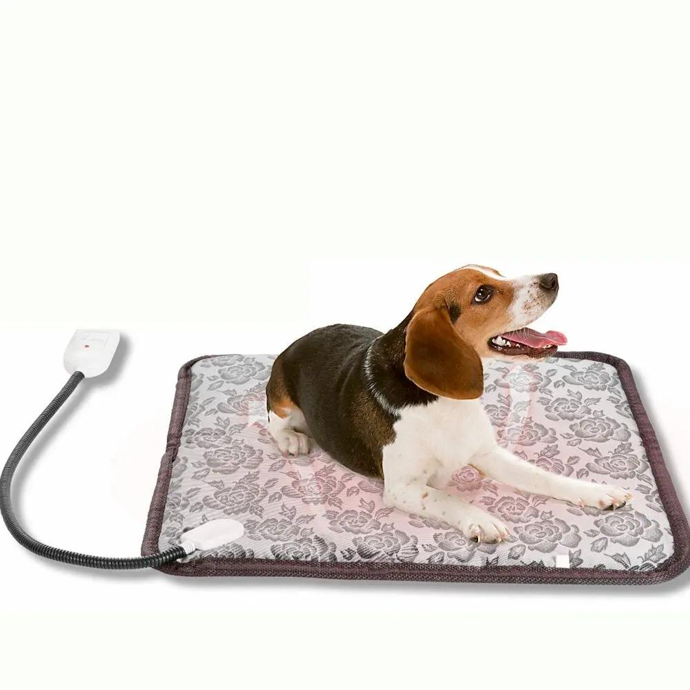 Thermal Heating Waterproof Bed Pad for Pets with Adjustable Yellow Pandora