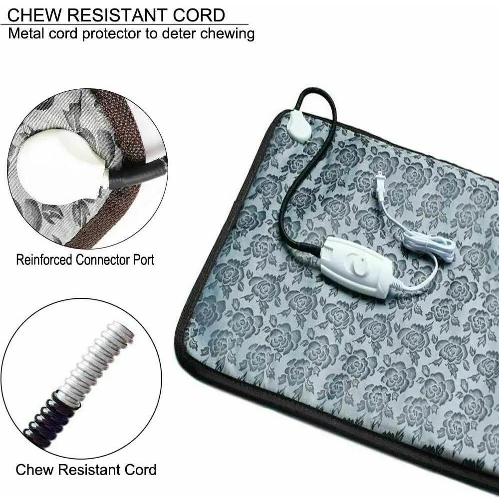 Thermal Heating Waterproof Bed Pad for Pets with Adjustable Yellow Pandora