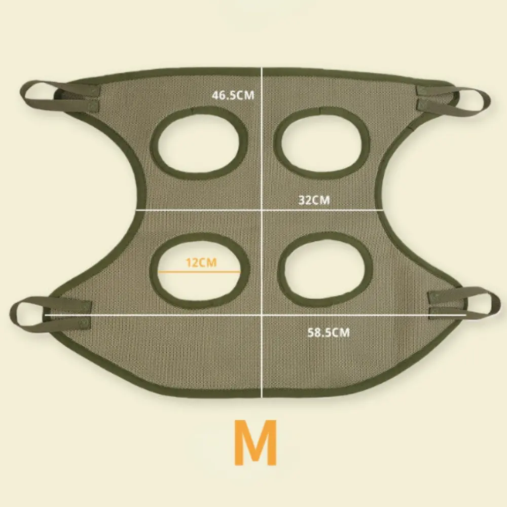 Cat Grooming Restraint Bag with Hammock Yellow Pandora