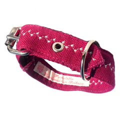 Prediletto Handmade Valentine Heart Dog Collar Salmon Oscar