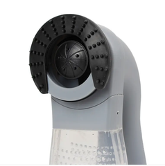 Electric Pet Hair Portable Pet Massage Cleaning Brush Maroon Asteria