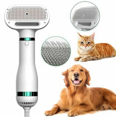 Pet Comb Hair Dryer Maroon Asteria