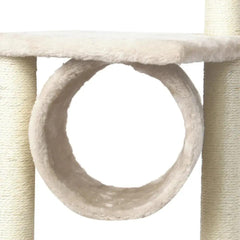 Cat Tree House Tower Yellow Pandora