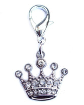 Crystal Crown Dog Cat Charm Salmon Oscar