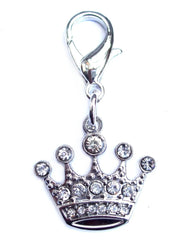 Crystal Crown Dog Cat Charm Salmon Oscar
