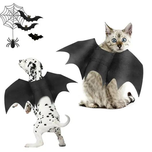 Halloween Pet Bat Wings Costume Cat and Dogs Yellow Pandora