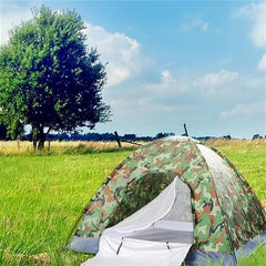 3-4 Person Camping Dome Tent Camouflage Tent Teal Simba