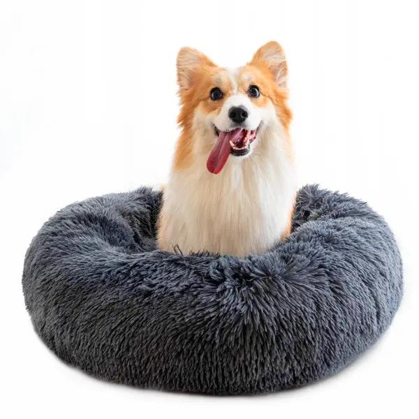 Pet Beds for Cats Dog Bed Washable Anti Anxiety Fluffy Dog Bed Teal Simba