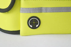 Pet Waist Bag Sports Traction Rope Reflective Waterproof Maroon Asteria