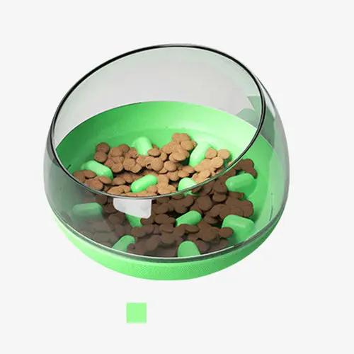 Space Capsule Dog Bowl Slow Food Bowl Tumbler Cat Bowl Maroon Asteria