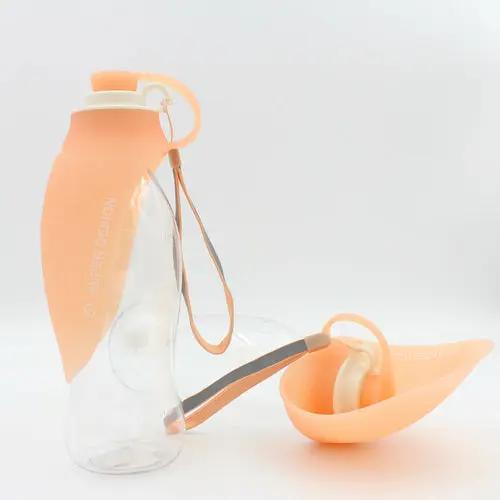 Portable Pet Water Dispenser Feeder Leak Proof Maroon Asteria