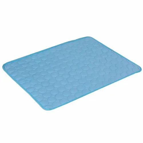 Pet Summer Portable Ice Silk Cooling Pad Maroon Asteria