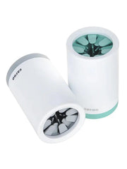 Portable Pet Paw Cleaner Cup Soft Silicone Comb Maroon Asteria