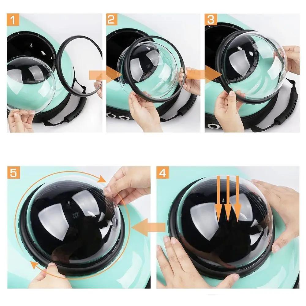 Pet Hardshell Traveling Backpack Yellow Pandora