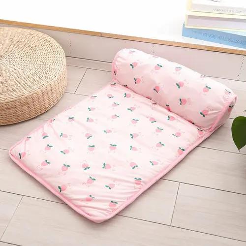 Cool Dog Mat Summer Pet Blanket Cooling Breathable Cat Bed Maroon Asteria