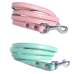 Classic Dog Leads - Blue, Small Salmon Oscar