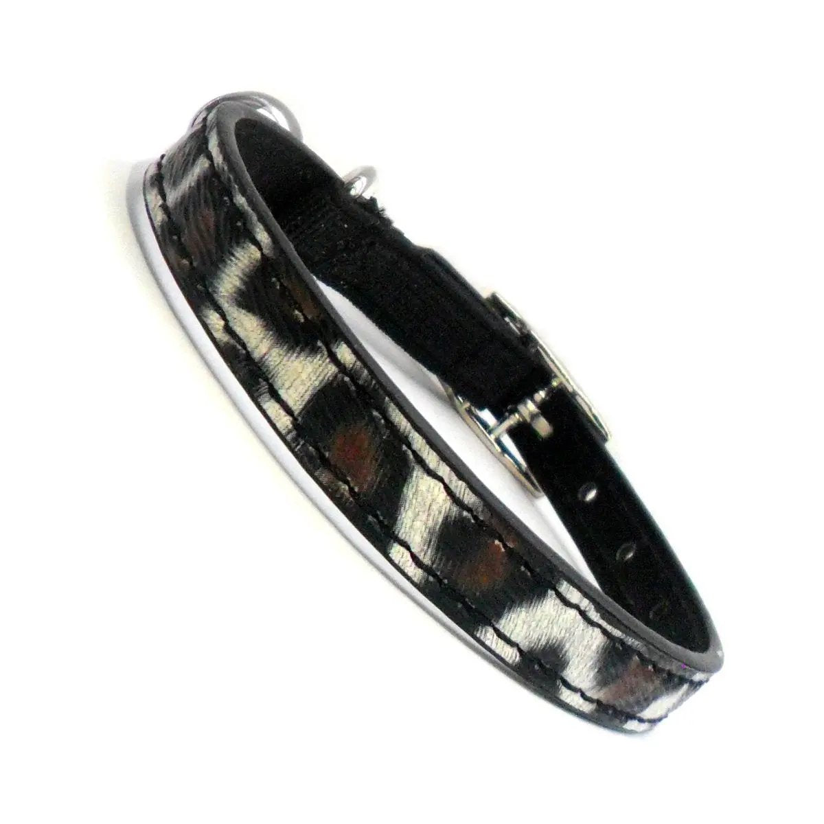 Leopard Print Cat Collar Salmon Oscar