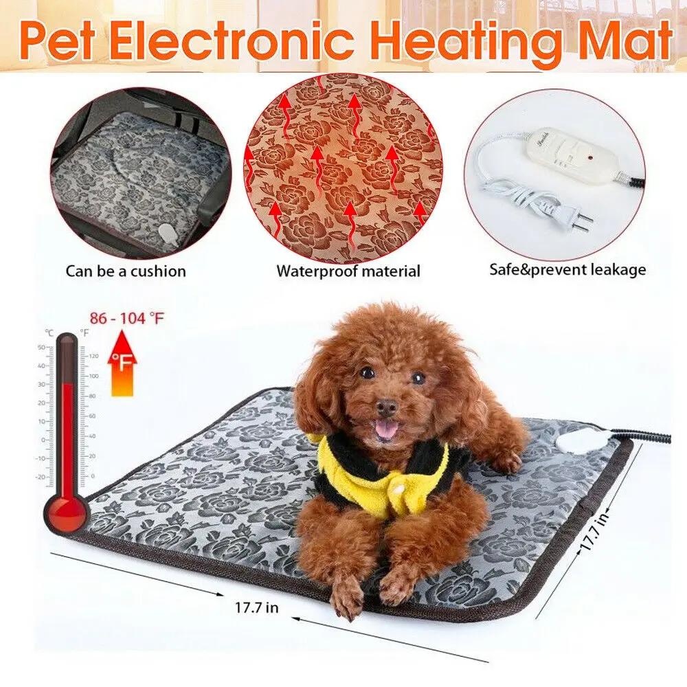Thermal Heating Waterproof Bed Pad for Pets with Adjustable Yellow Pandora