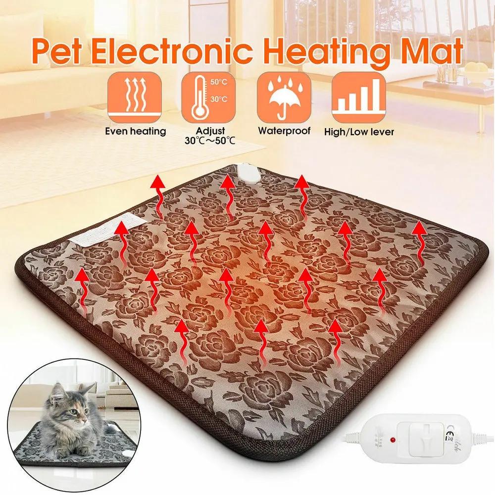 Thermal Heating Waterproof Bed Pad for Pets with Adjustable Yellow Pandora