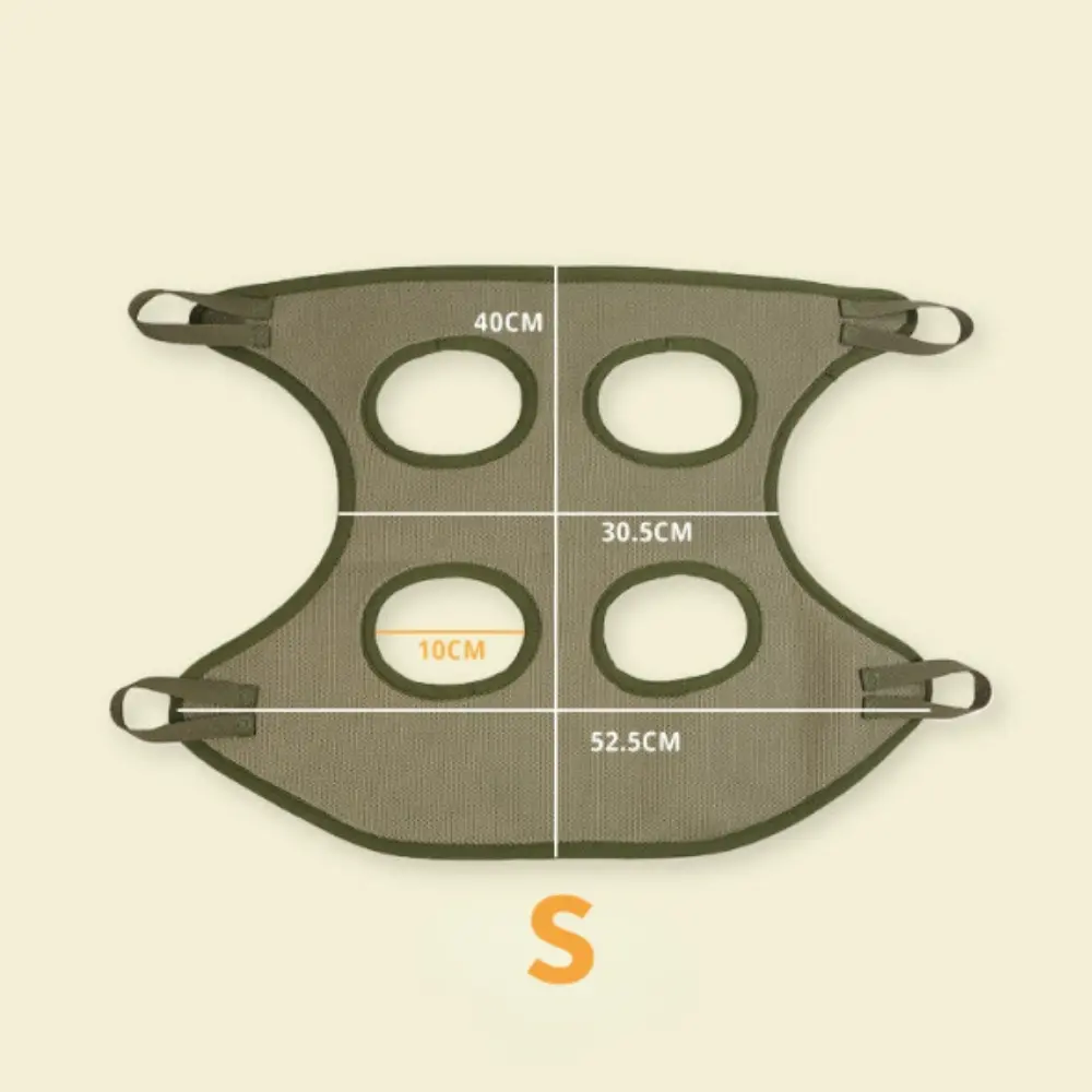 Cat Grooming Restraint Bag with Hammock Yellow Pandora