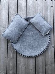 Saveplace® grey cat pillow (2 sizes) Grey Chaos