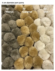 NATURE TOUCH Saveplace® chair/table hammock with big pom poms Grey Chaos